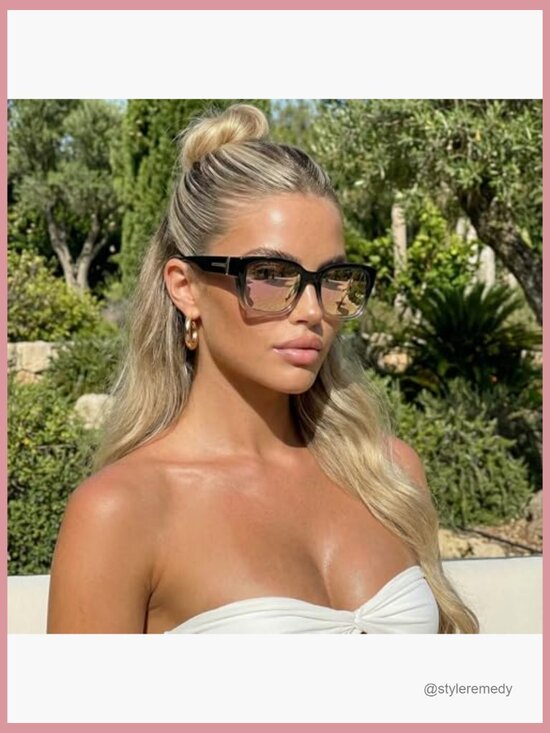 Polarized Mirrored Sunglasses Fit Over Glasses Large Square Frame